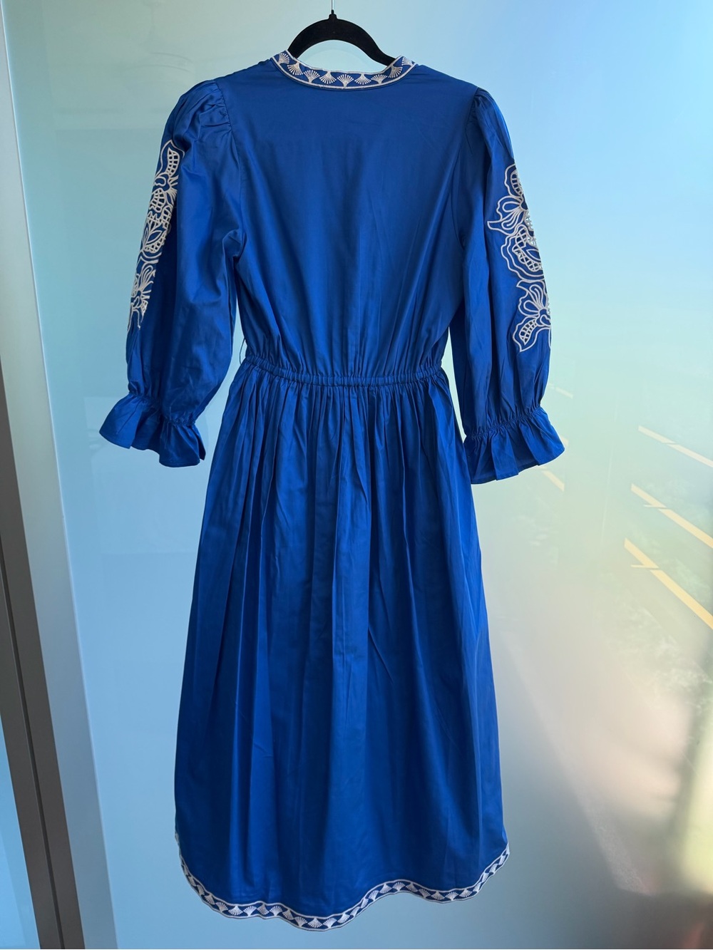 Hyacinth House Blue Summer Midi Dress - Picture 5 of 5